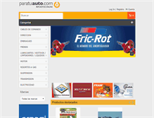 Tablet Screenshot of paratuauto.com